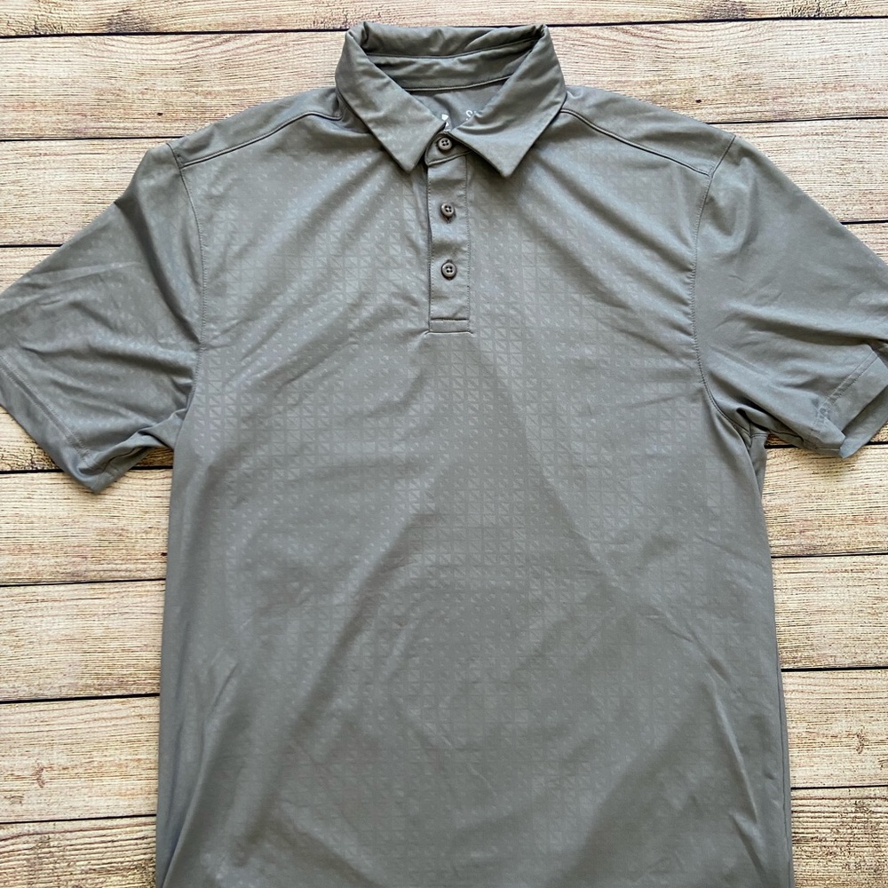 Under Armour Men's Gray Performance ColdBlack Polo Shirt S